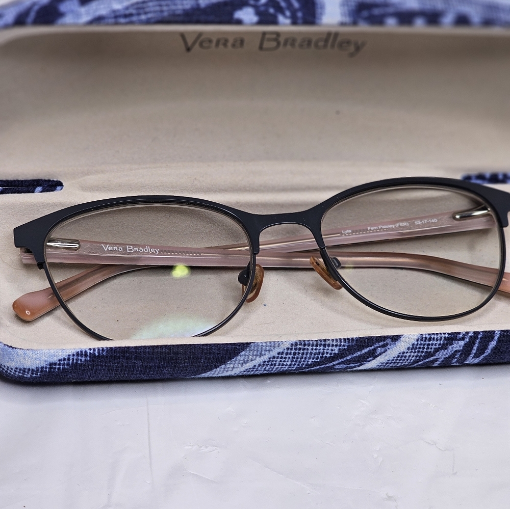 Vera Bradley Lyla Fern Paisley Frames For Rx Glasses - Picture 7 of 8